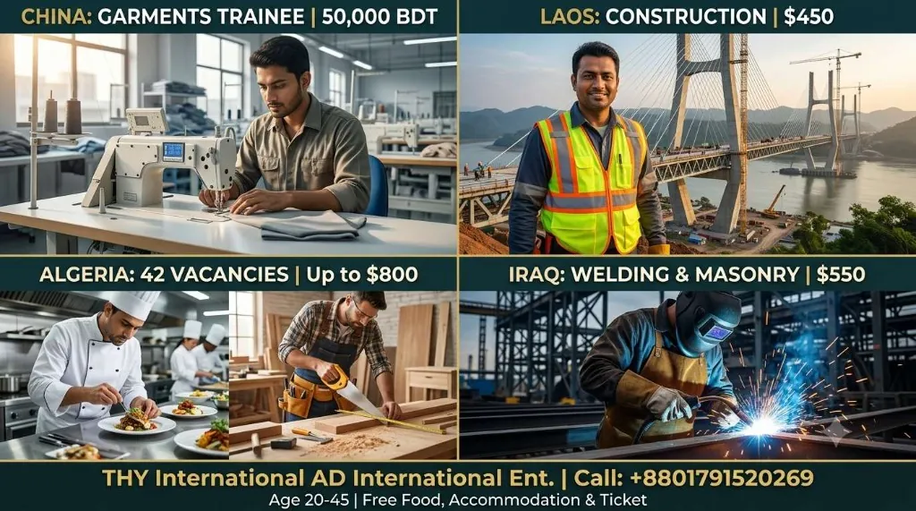 THY International & AD International Ent. Urgent Recruitment Notice 2026